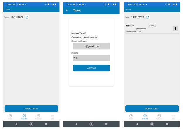 app generador ticket